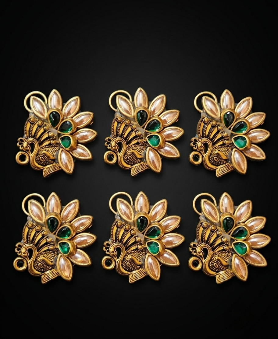 Peacock charms