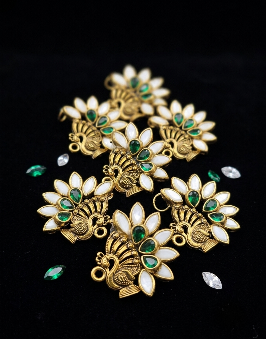 Peacock charms