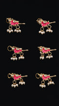 Traditional 'Tota' Kundan Hair Charms(6 pcs)
