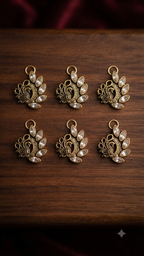 Sparkling Mayura Charm (6 pc)
