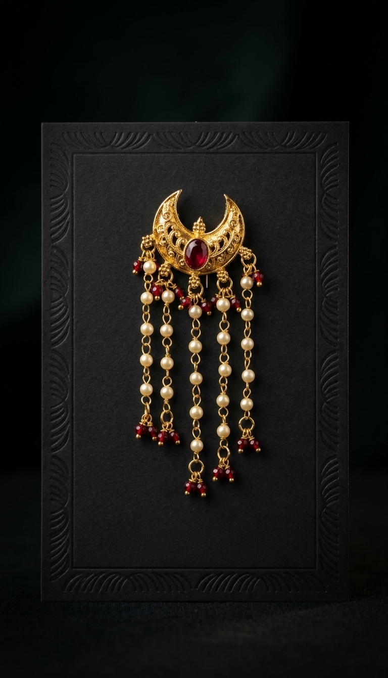 The Royal Chandrakor Hair Pin (3 pc)